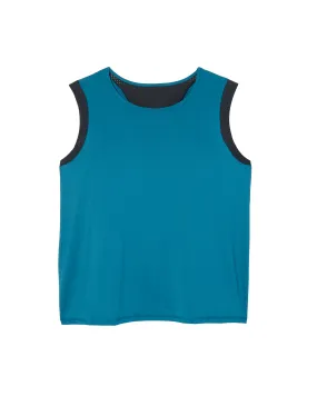 Amaryllis Tank Top | Teal / Black