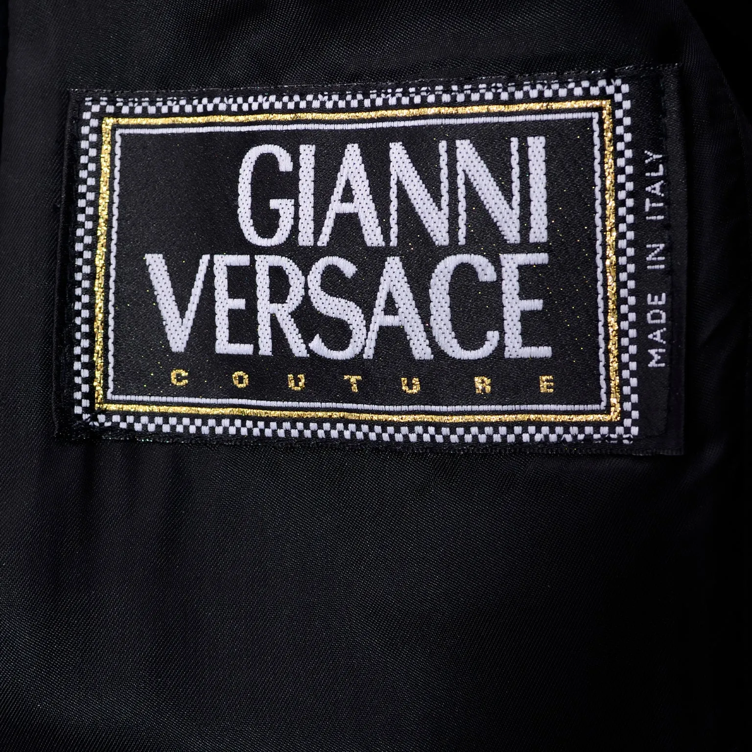 1990s Gianni Versace Jacket in Angora Wool Cashmere Blend w/ Medusa Head Studs