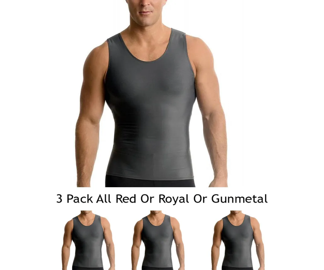 3-Pack Insta Slim High Compression Muscle Tank MA0003