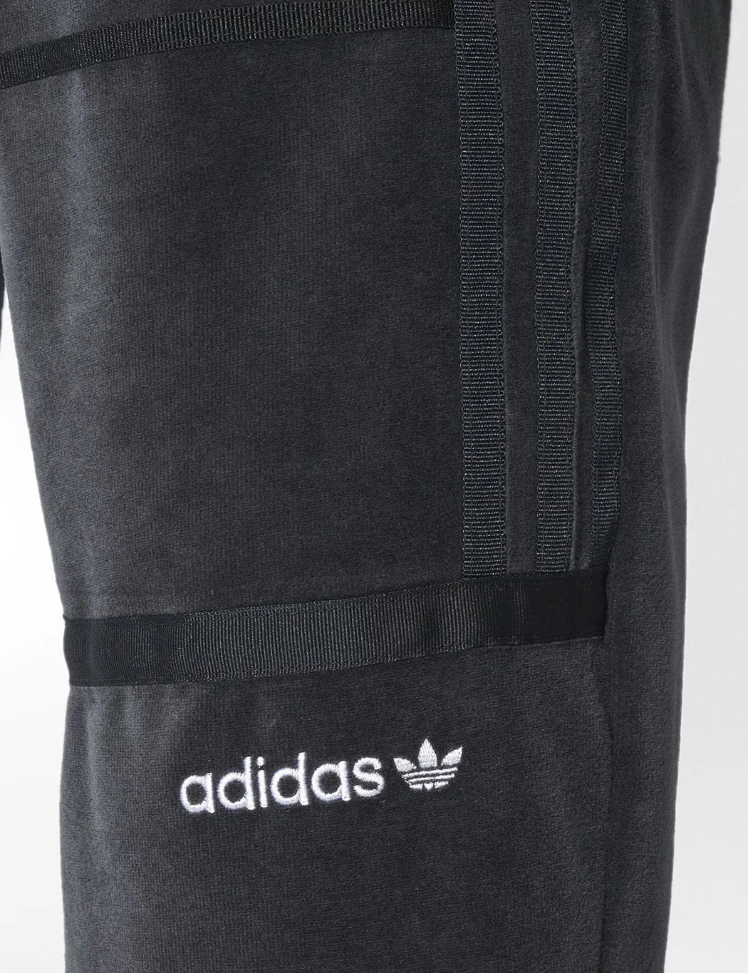 adidas Challenger Velour Track Pants - Black