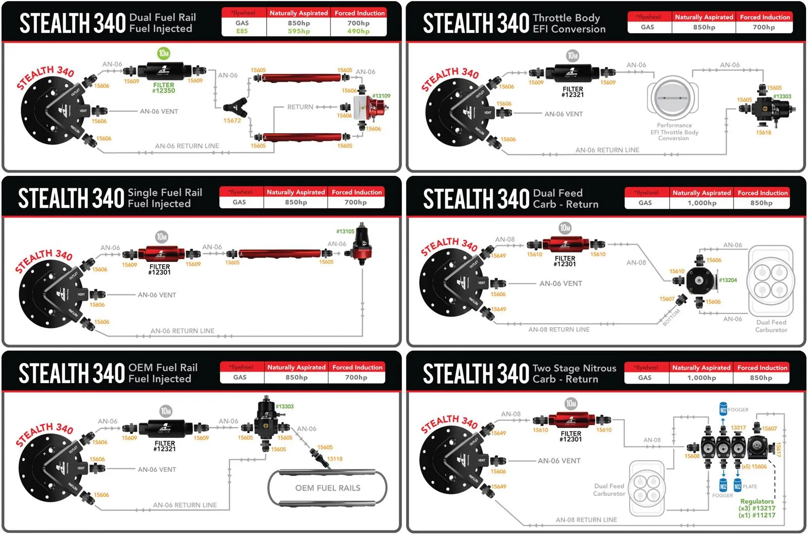 Aeromotive 340 Stealth Fuel Tanks 18347