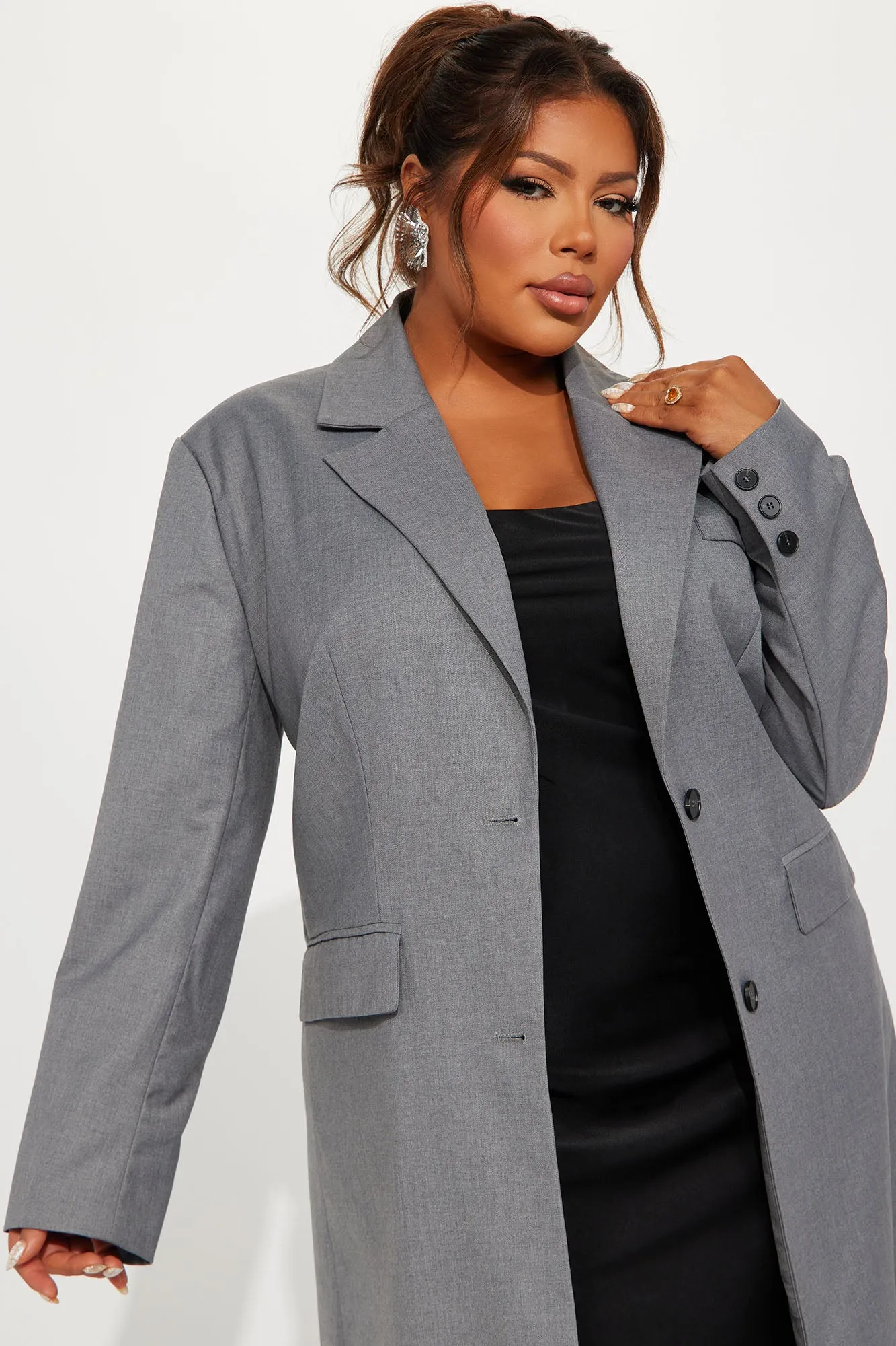 After Office Hours Blazer - Grey