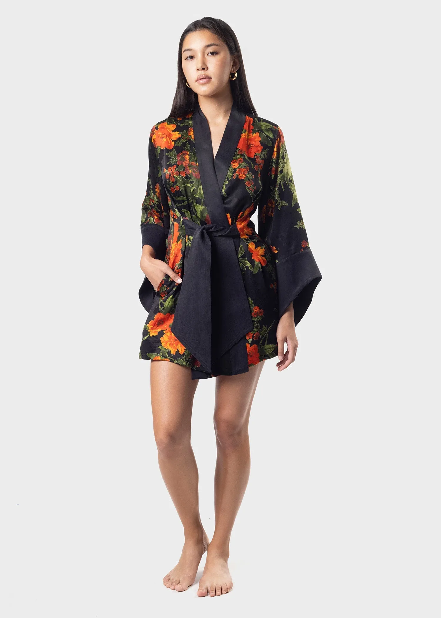 Amara Mini Kimono Robe