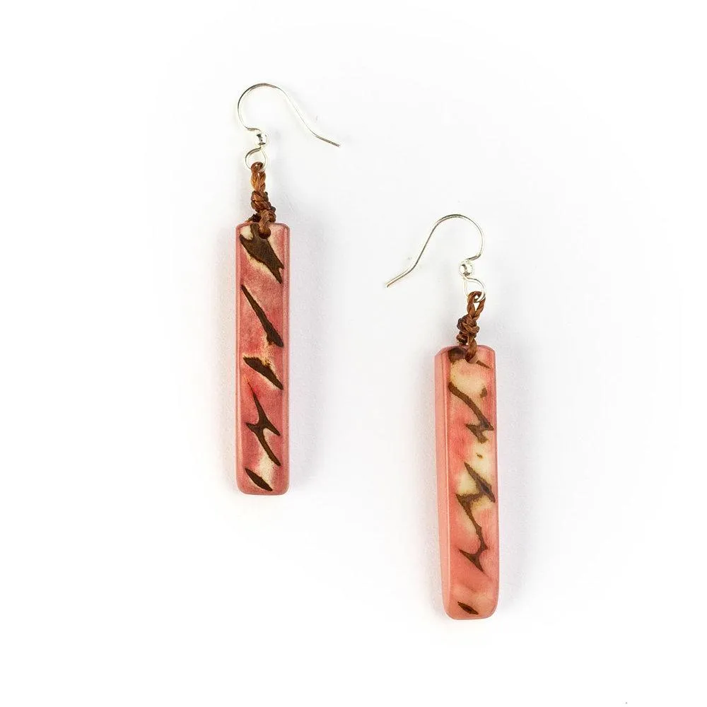 Amazon Earrings - Pink