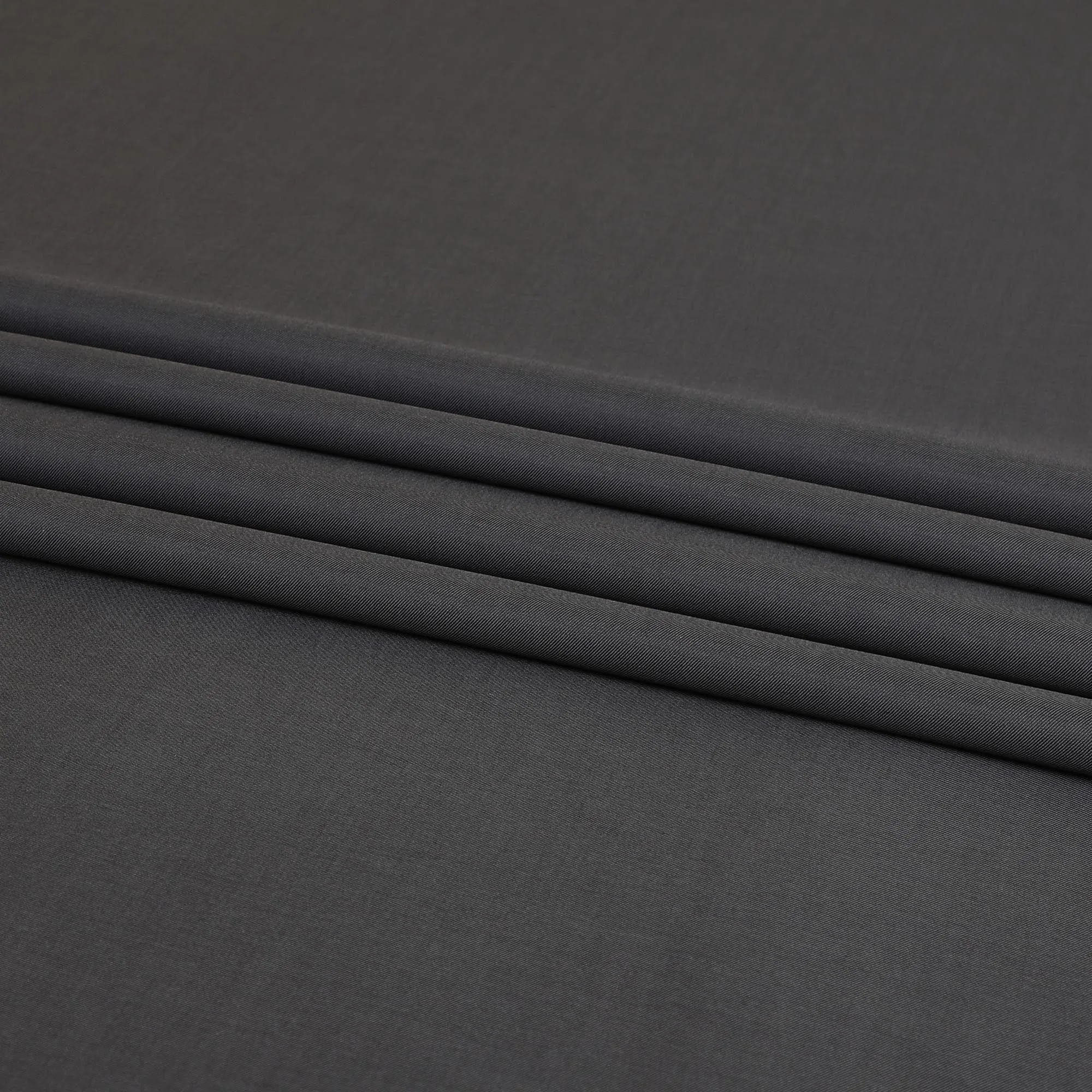 Anchor grey Swiss 100% cotton shirting fabric in twill weave-D7420