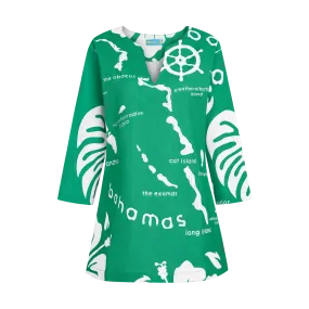 ARCHIPELAGO TUNIC- KELLY GREEN