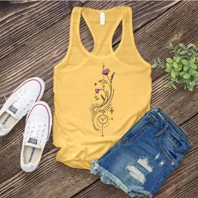 Aries Pink Flowers Women's Tank Top