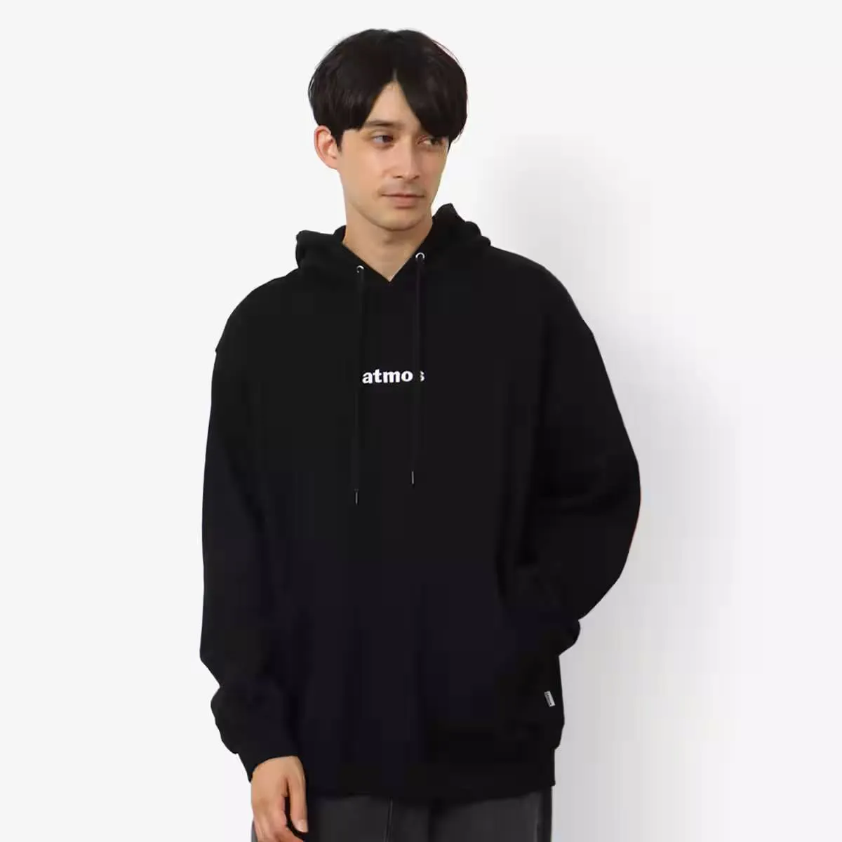 ATMOS EMBROIDERY CLASSIC LOGO HOODED SWEATSHIRT