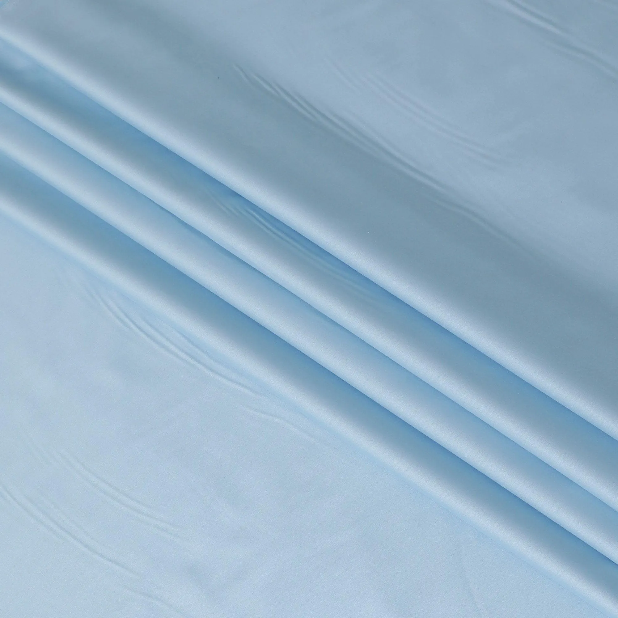 Baby blue plain premium 100% Swiss cotton shirting fabric-D13086