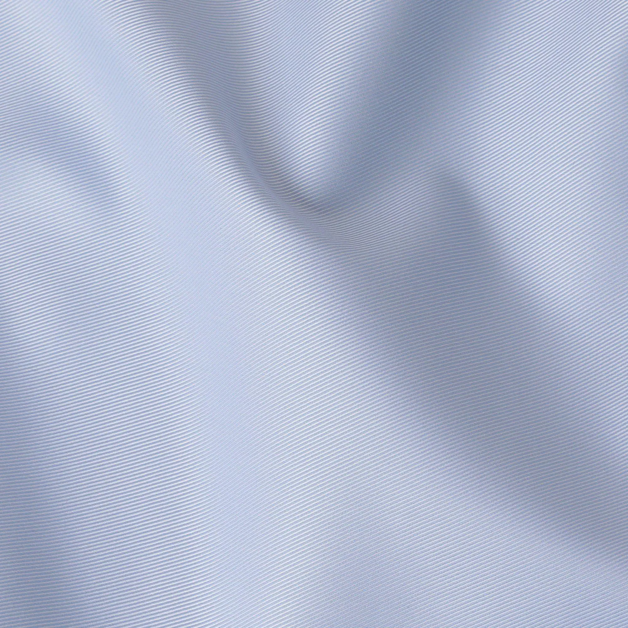 Baby blue plain Premium pure 100% Swiss cotton shirting fabric in twill weave-D14687