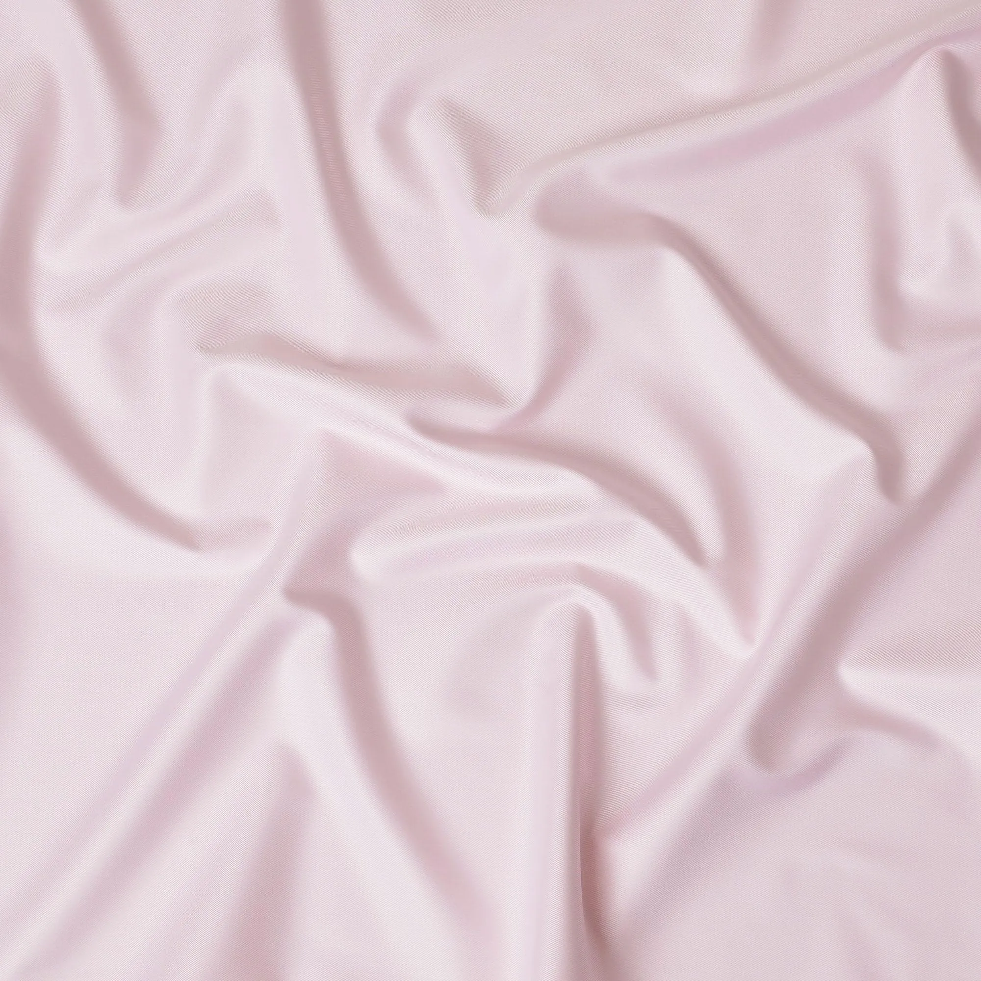 Baby pink plain Premium pure 100% Swiss cotton shirting fabric in twill weave-D14685