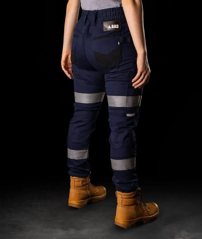 Bad Womens Saviour Cuffed, Elastic Waist, Work Pants with 3M Tape