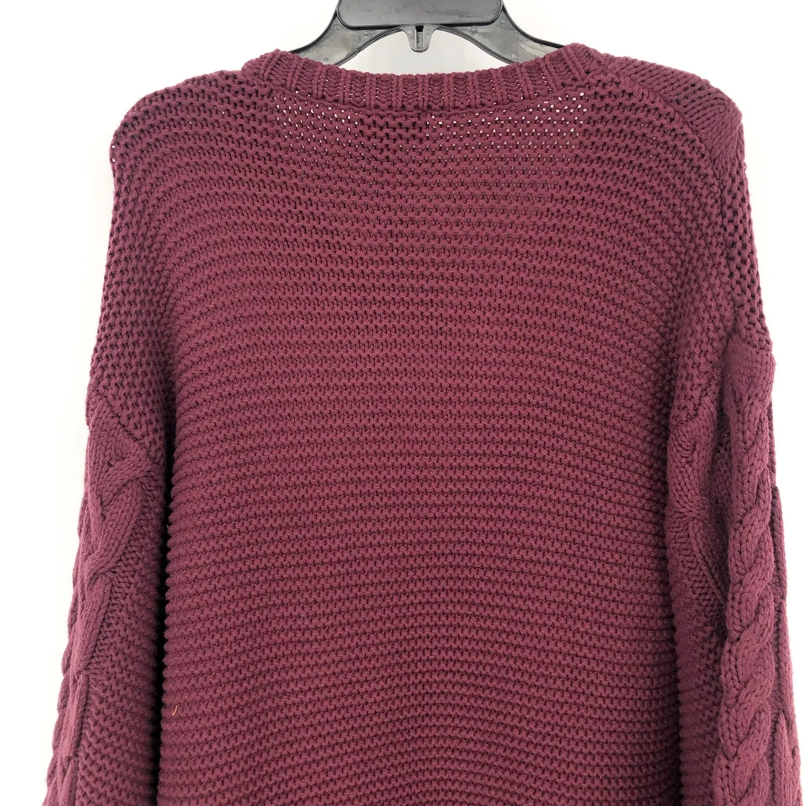 BARDOT Knit Sweater Dress XL US 10 Red Burgundy Long Sleeve Revolve NWT