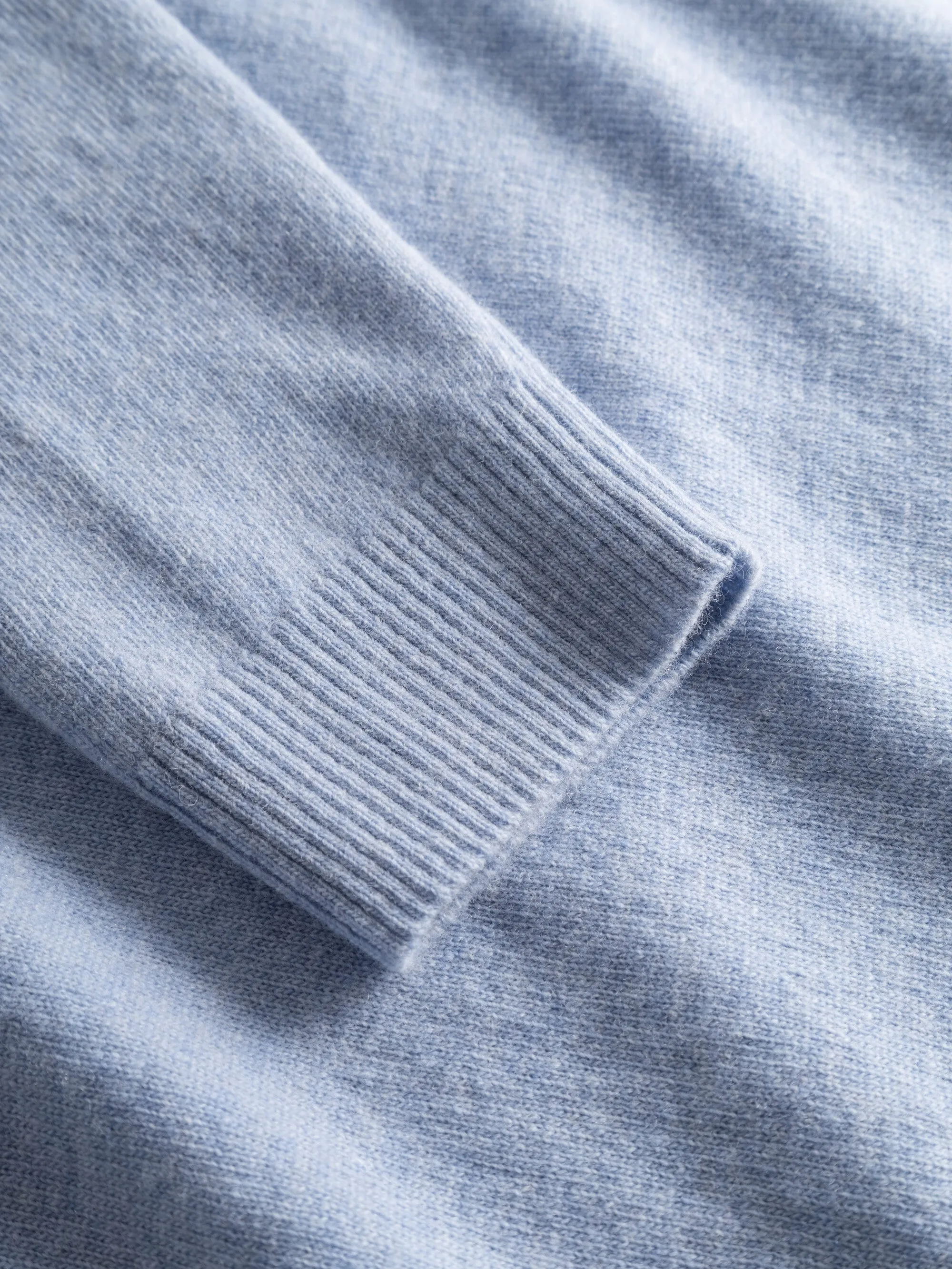 Basic o-neck knit - Asley Blue