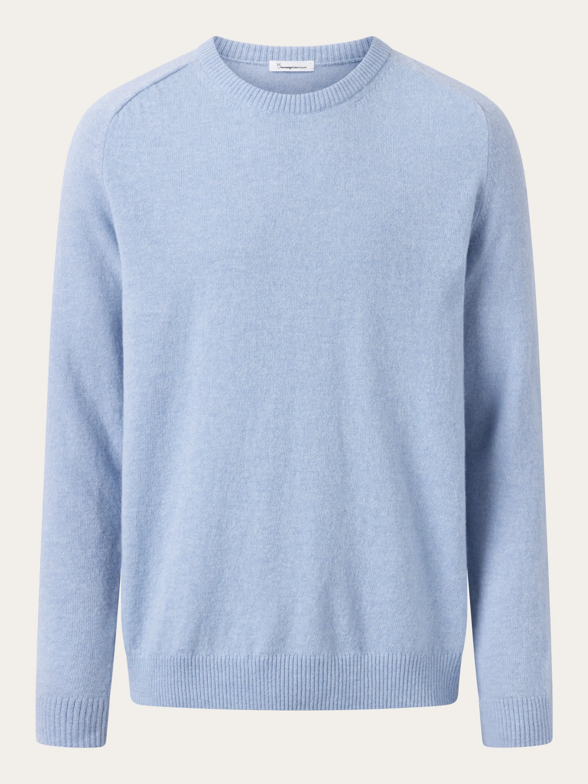 Basic o-neck knit - Asley Blue