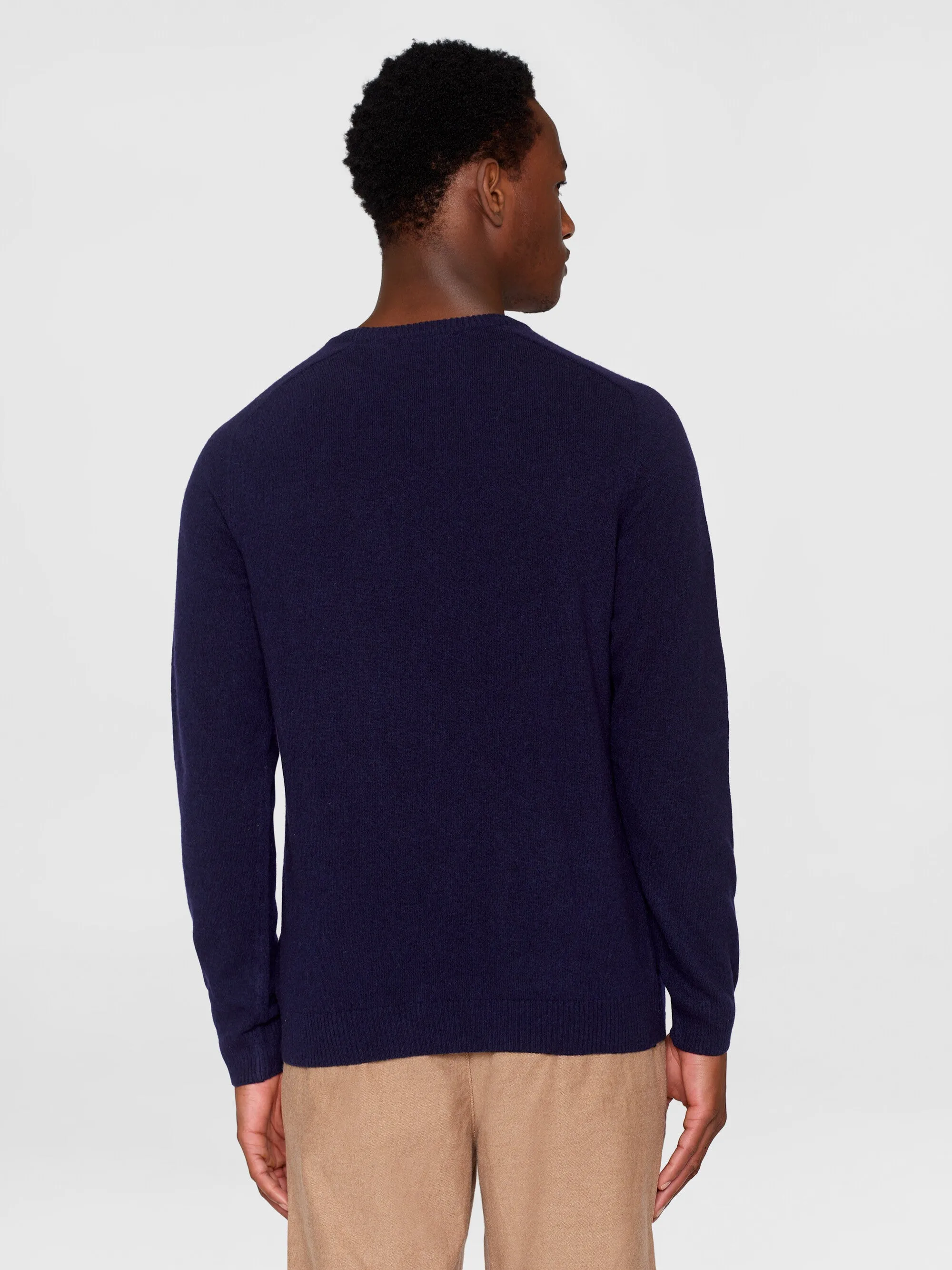 Basic o-neck knit - Total Eclipse