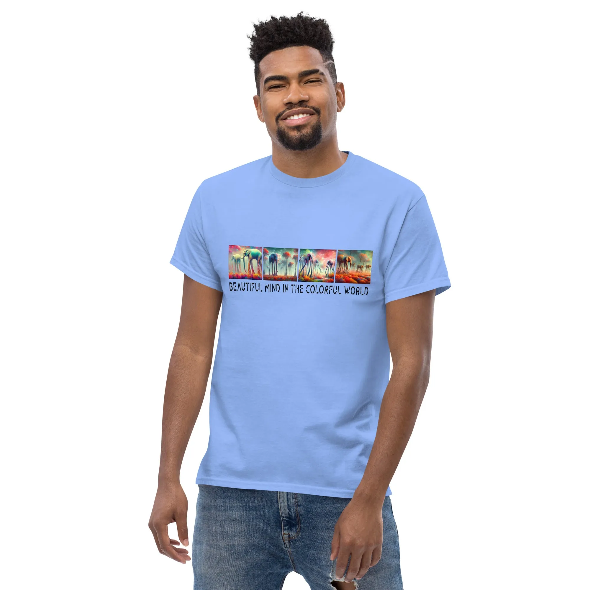 BEAUTIFUL MIND IN THE COLORFUL WORLD Men's classic tee