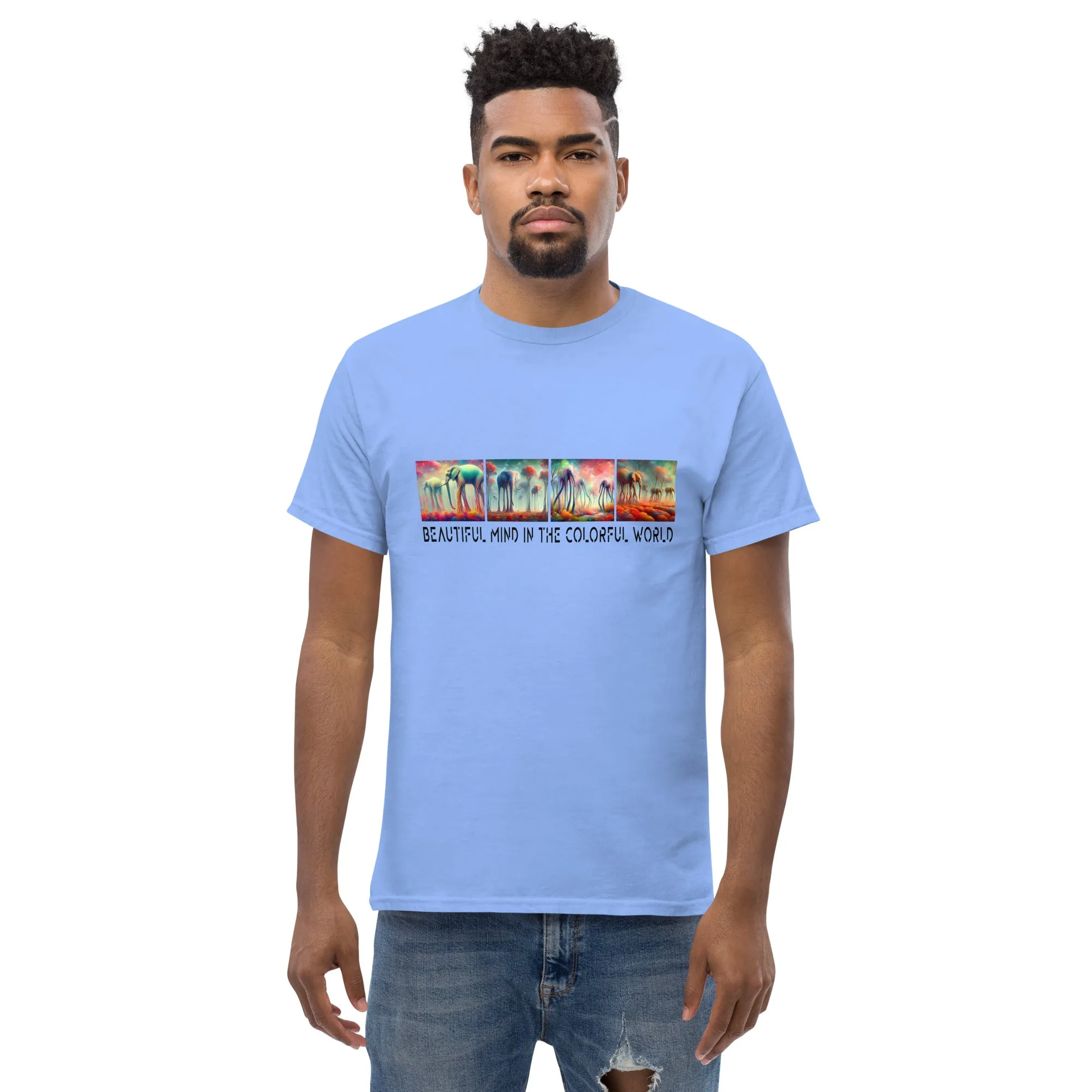 BEAUTIFUL MIND IN THE COLORFUL WORLD Men's classic tee