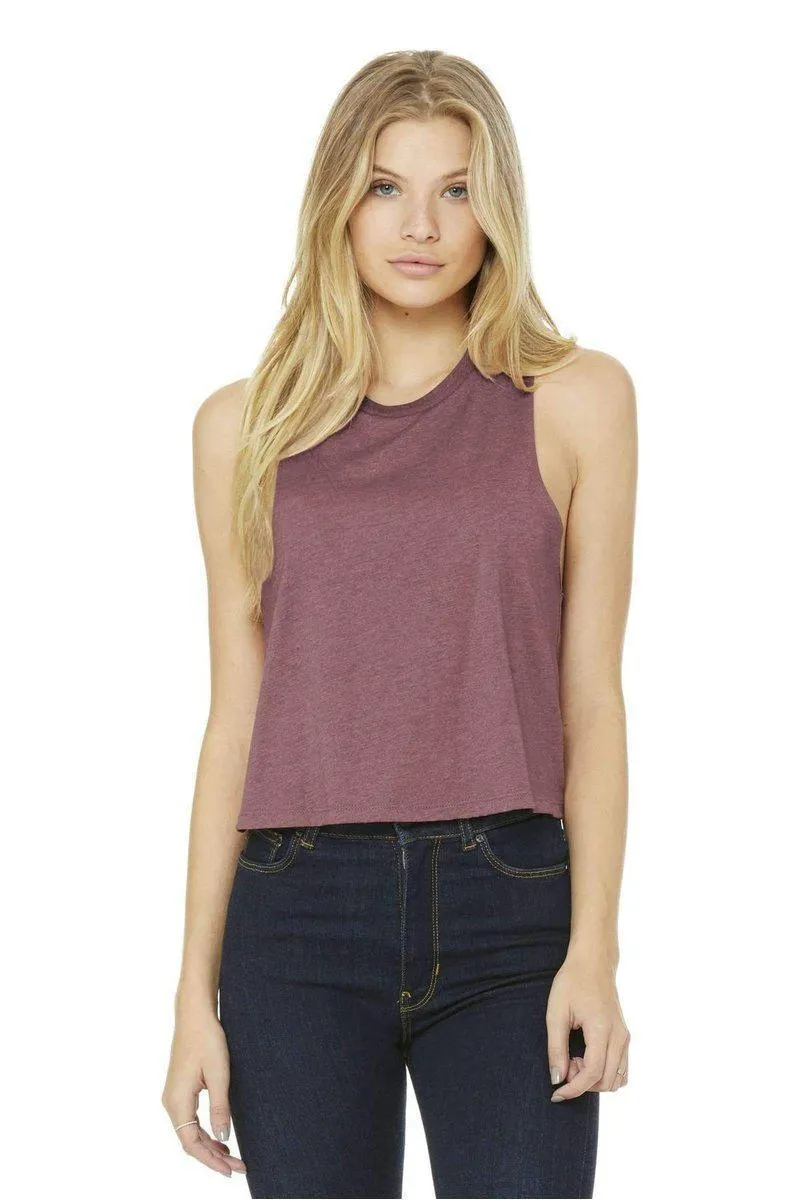 Bella Canvas 6682: Women's Racerback Cropped Tank