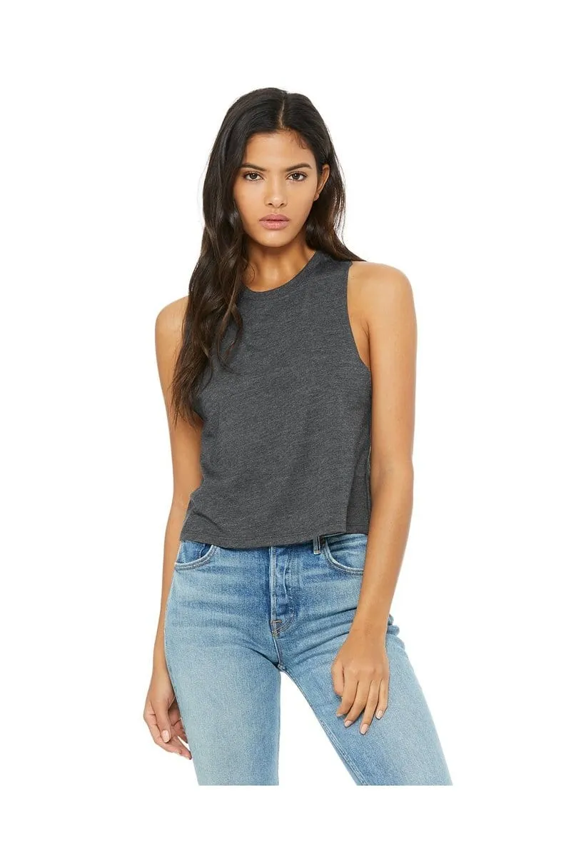 Bella Canvas 6682: Women's Racerback Cropped Tank