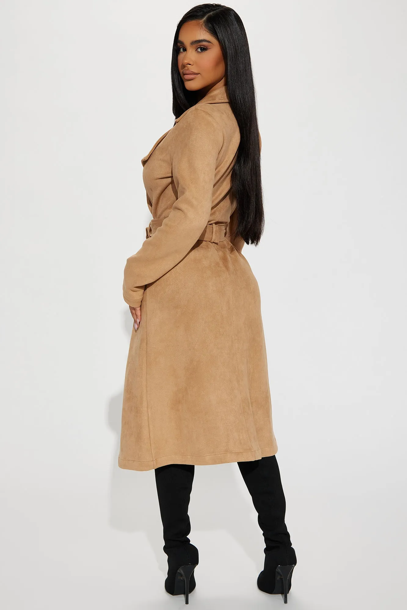 Belt Your Heart Trench Coat - Camel