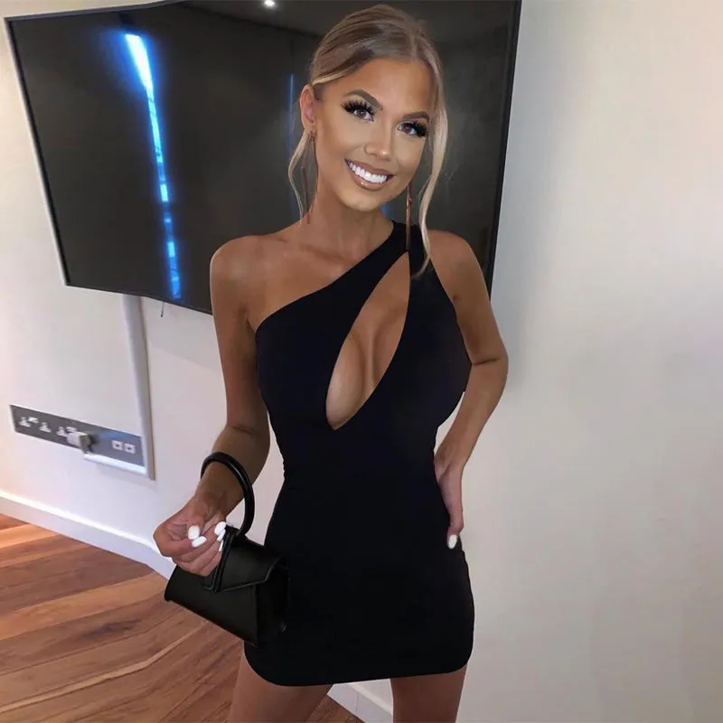 Best You've Had Cut Out One Shoulder Bodycon Mini Dress