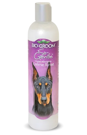 Bio Groom So Gentle Hypoallergenic Creme Rinse Conditioner 12- Oz Bottle