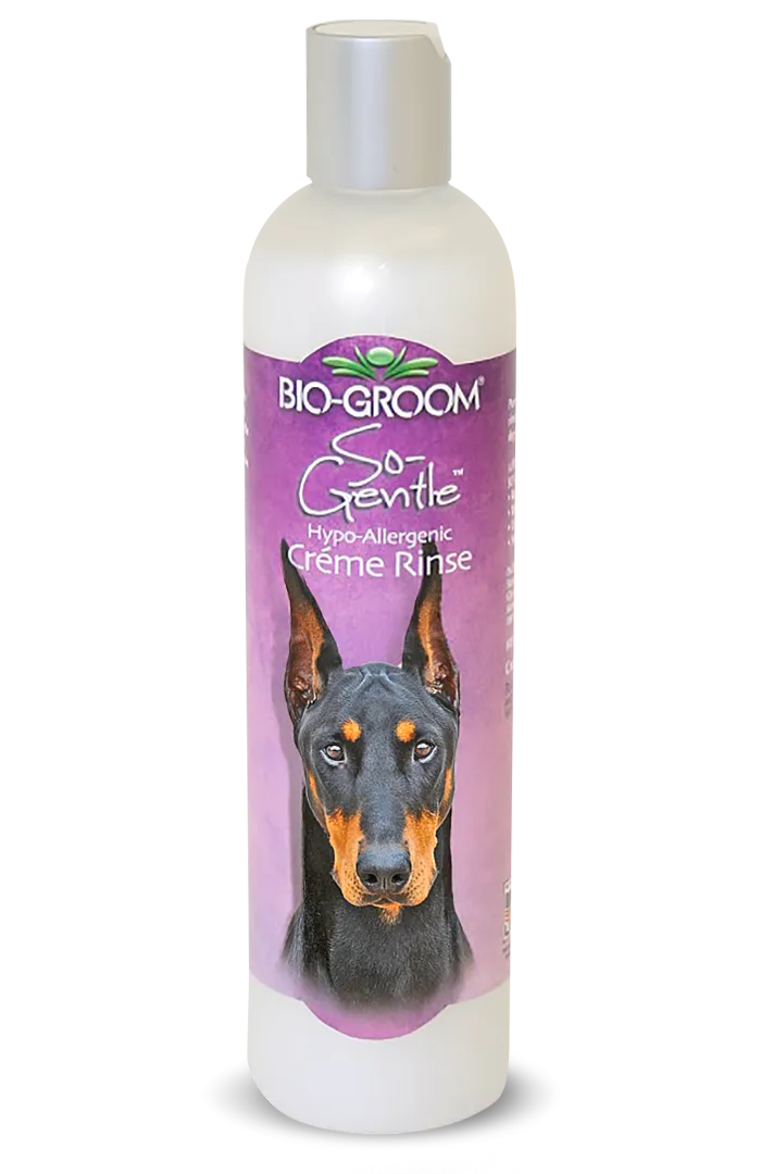 Bio Groom So Gentle Hypoallergenic Creme Rinse Conditioner 12- Oz Bottle