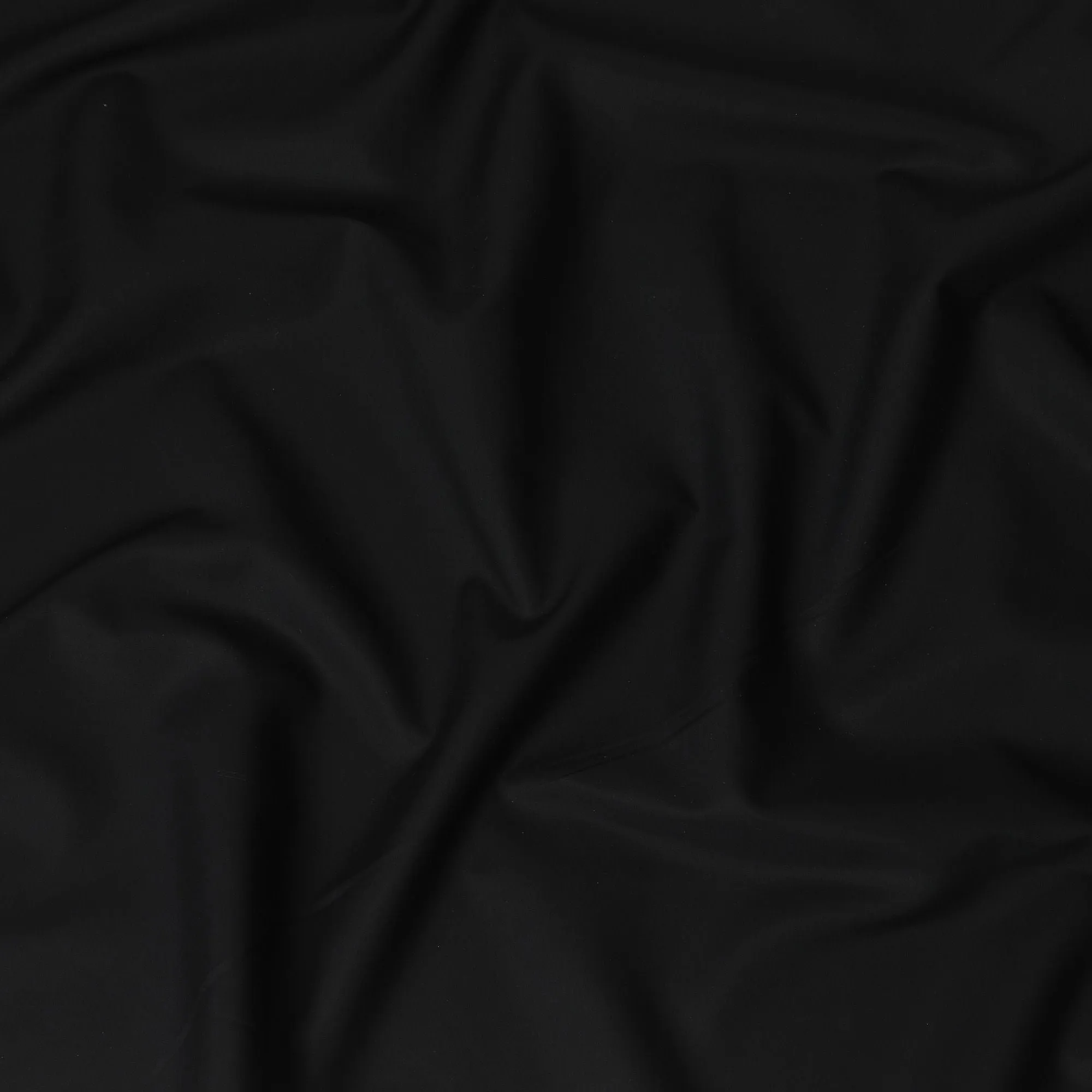 Black Plain Premium pure Swiss 100% cotton shirting fabric-D16605