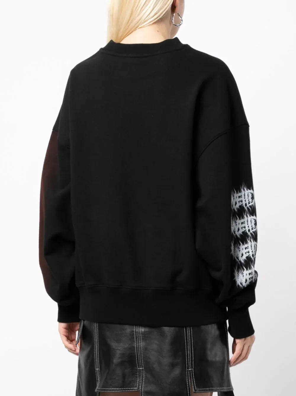 Black Spray Washed Sweatshirt