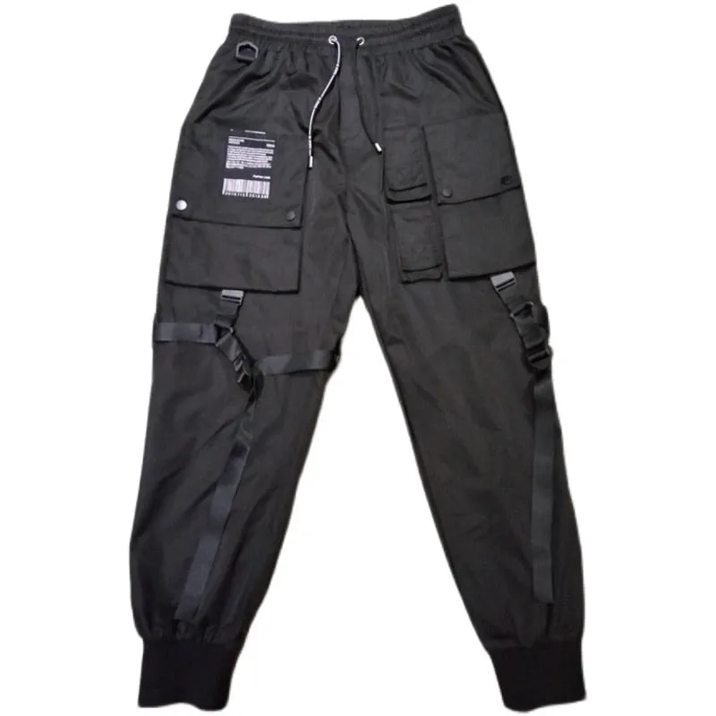 Black Utility Cargo Pants