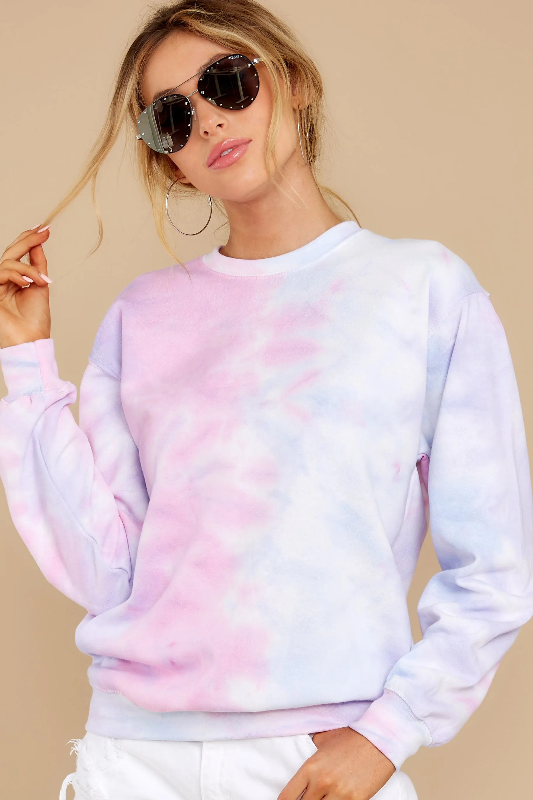 Blur The Lines Bubble Berry Tie Dye Sweatshirt