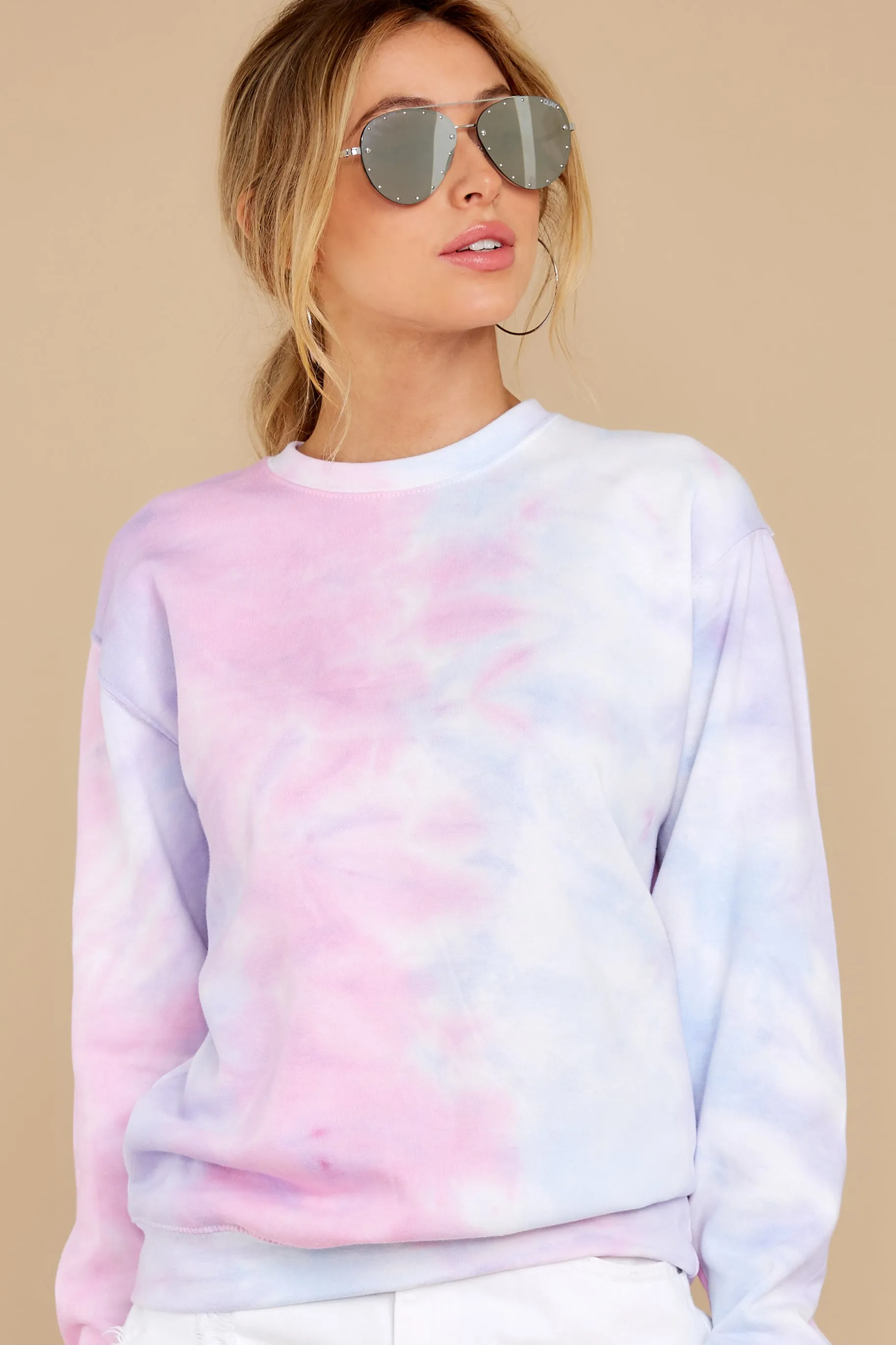 Blur The Lines Bubble Berry Tie Dye Sweatshirt