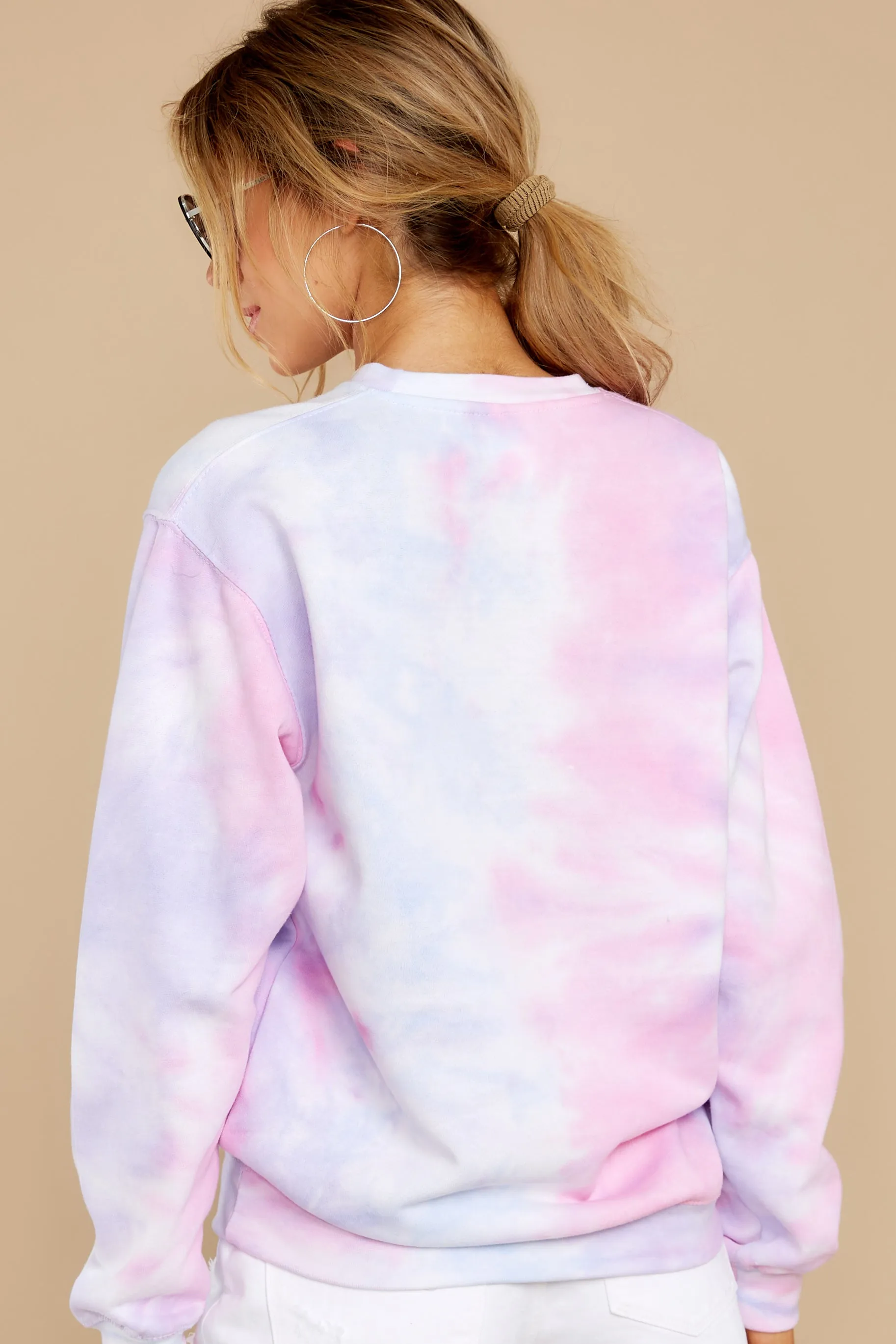 Blur The Lines Bubble Berry Tie Dye Sweatshirt