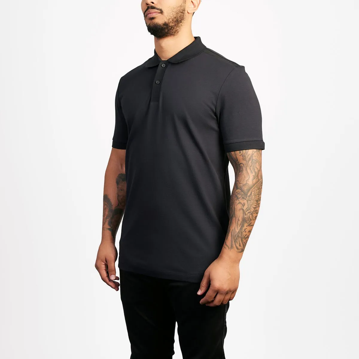 BOSS Parlay 128_P Polo Shirt in Black