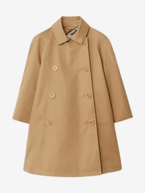 Burberry Girls Olivia Trench Coat in Beige