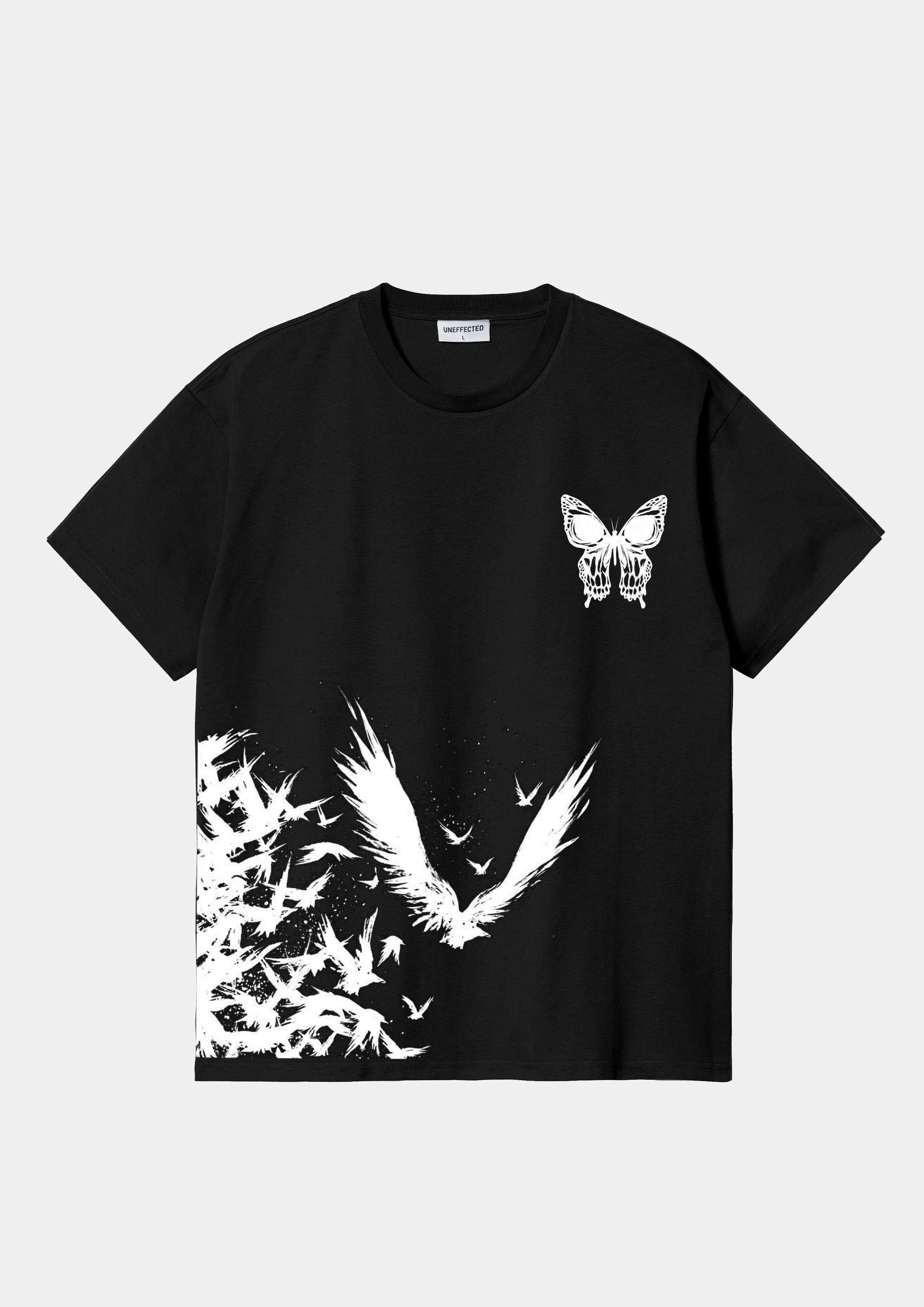 Butterfly Effect Relaxed Tee Black