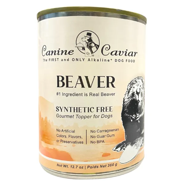 Canine Caviar Grain Free Synthetic Free Beaver Recipe Canned Dog Food, Case of 12