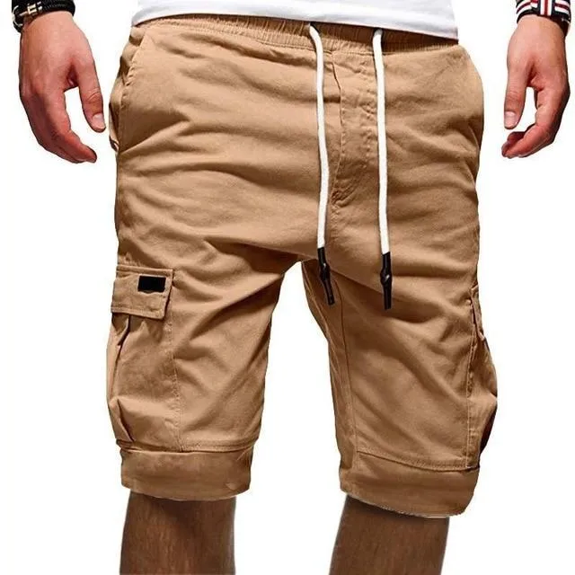 Cargo Shorts Men Summer Multi-pocket Boardshorts Breathable Male Casual Shorts Comfortable Fitness Mens Short Pants Bodybuilding