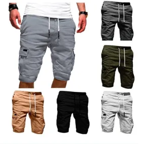 Cargo Shorts Men Summer Multi-pocket Boardshorts Breathable Male Casual Shorts Comfortable Fitness Mens Short Pants Bodybuilding