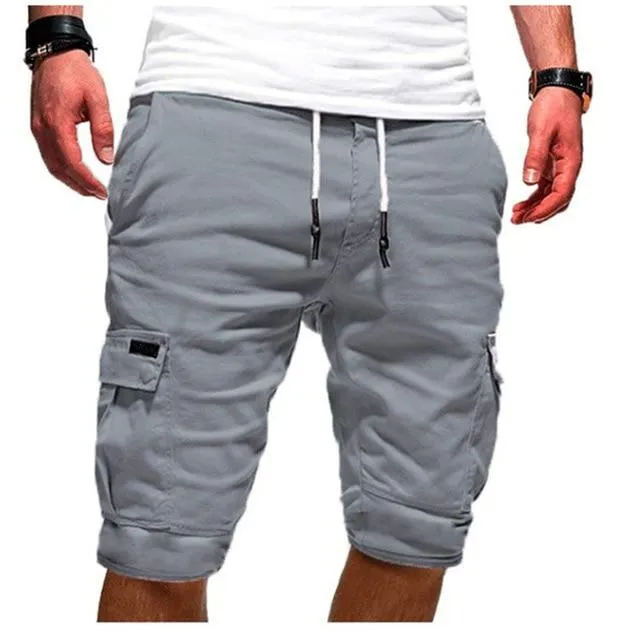 Cargo Shorts Men Summer Multi-pocket Boardshorts Breathable Male Casual Shorts Comfortable Fitness Mens Short Pants Bodybuilding