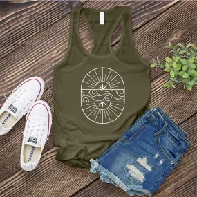 Celestial Line Art Women's Tank Top