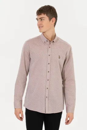 CHEMISE HOLMAN MARRON CHAMEAU - 1461606VR015