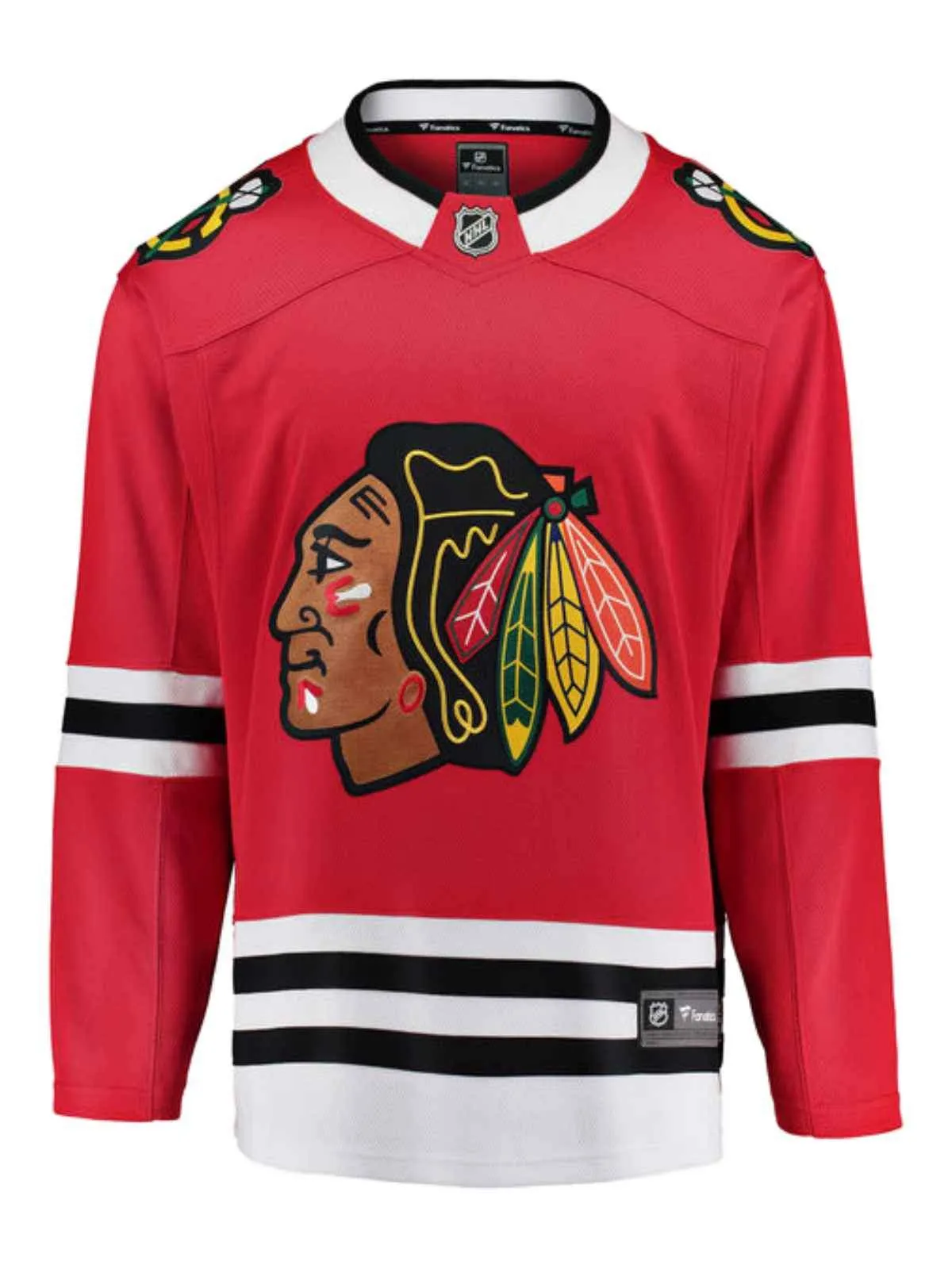 Chicago Blackhawks Fanatics Red Breakaway NHL Hockey Home Jersey