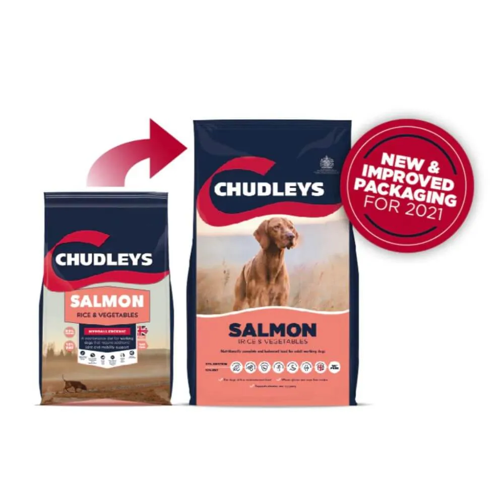 Chudleys Salmon Rice & Vegetables Hypoallergenic Dog Food 14kg