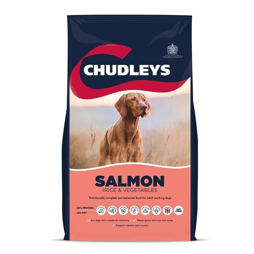 Chudleys Salmon Rice & Vegetables Hypoallergenic Dog Food 14kg