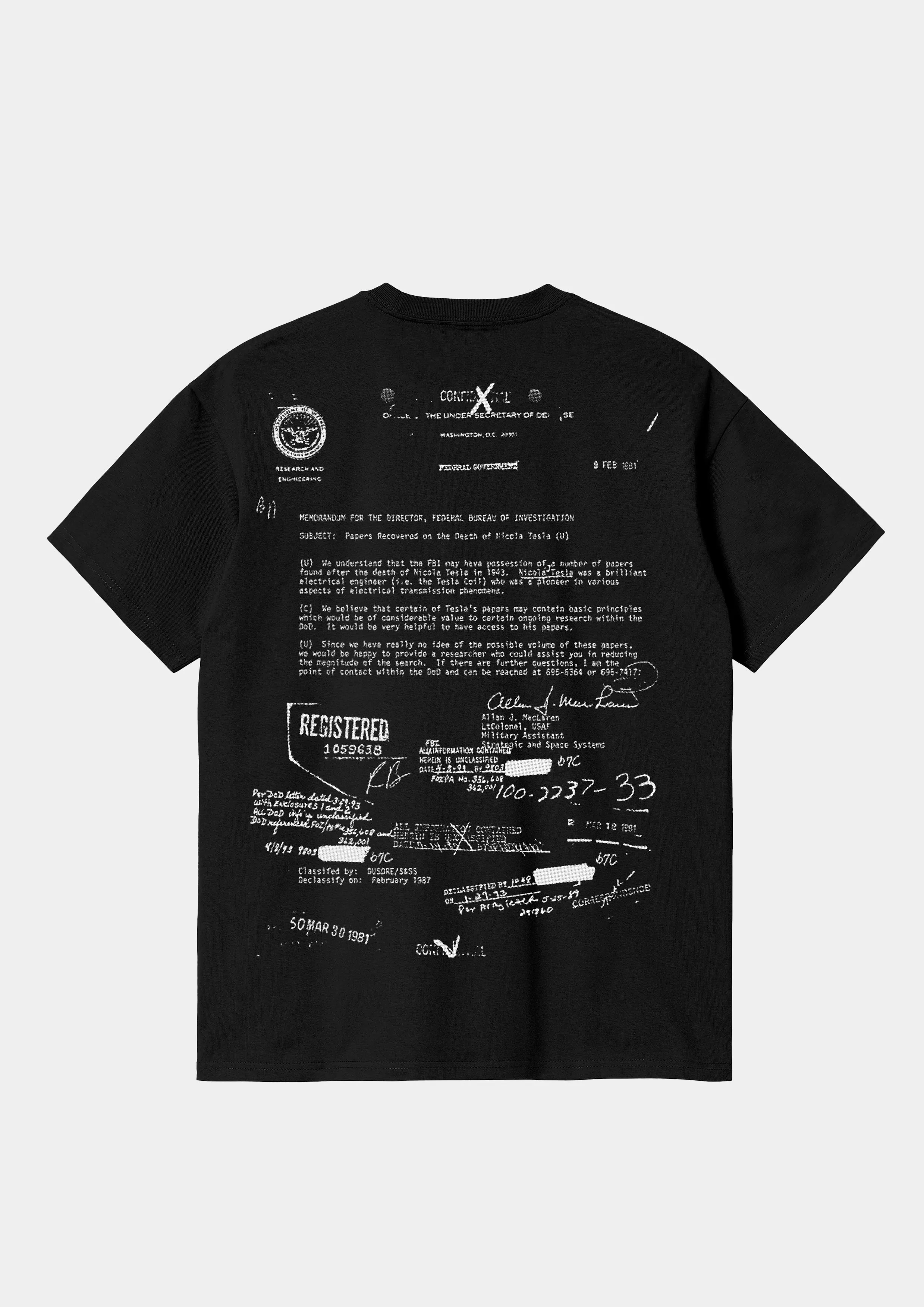 Classified 240GSM Oversized Tee - Black