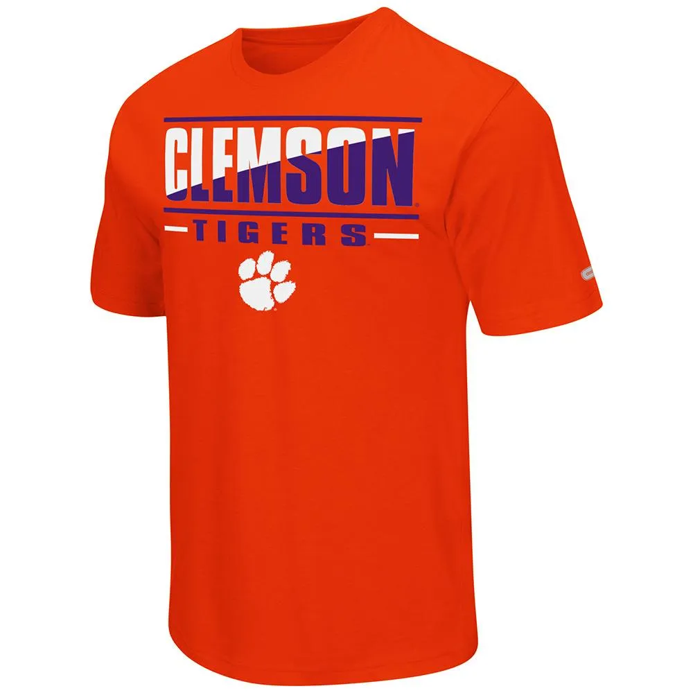 Clemson Tigers Colosseum Orange Lightweight Breathable Active Workout T-Shirt