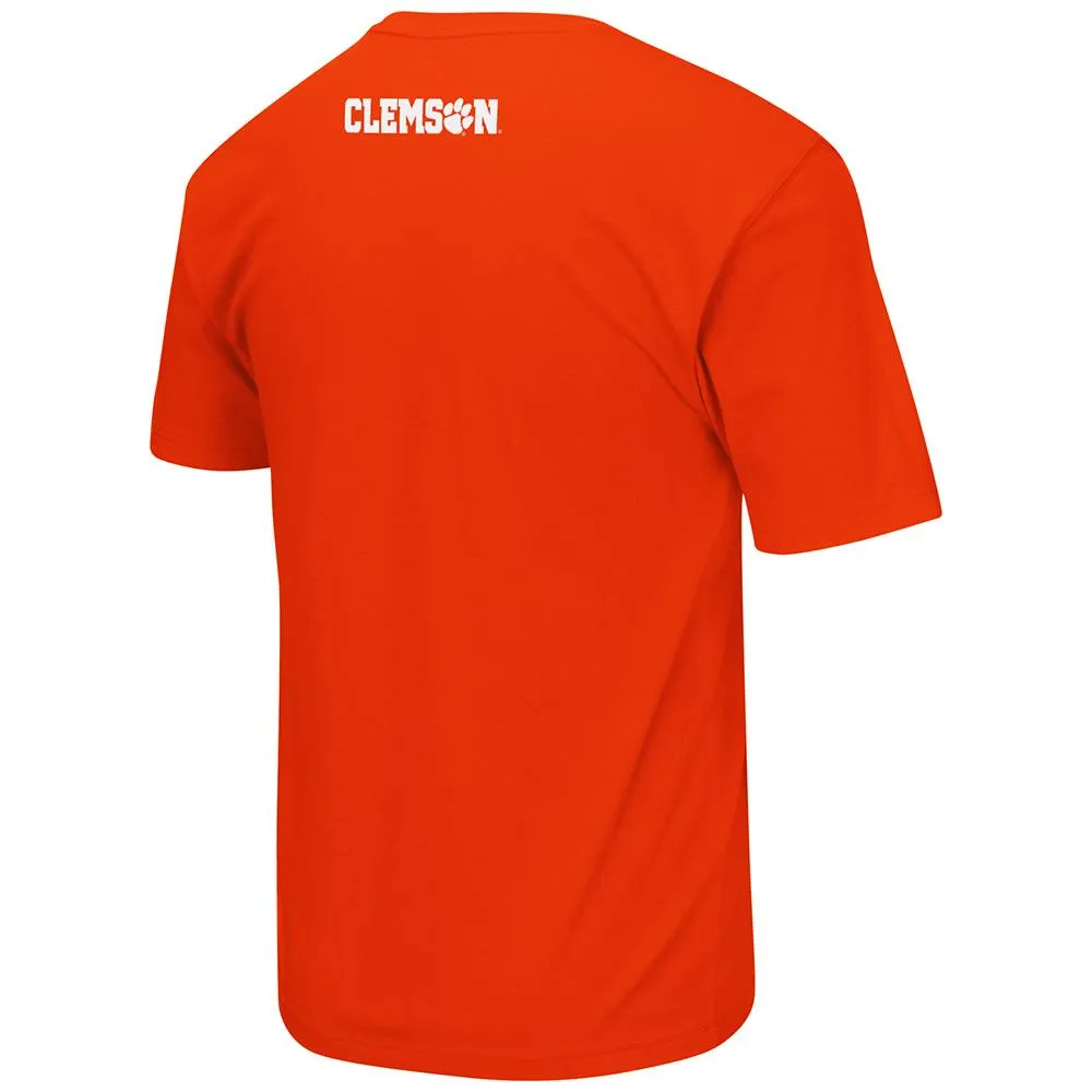 Clemson Tigers Colosseum Orange Lightweight Breathable Active Workout T-Shirt