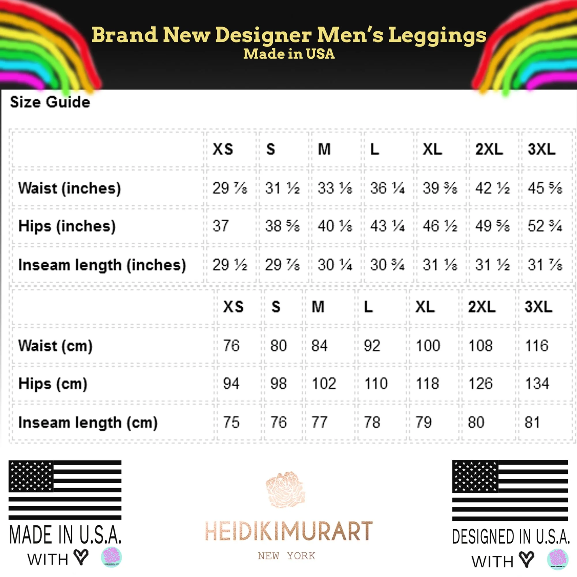 Colorful Gay Pride Men's Tights, LGBTQ Rainbow Print Gay Pride Print Men's Leggings Meggings Pants- Made in USA/ EU/ MX